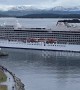 Moment cruise ship Viking Sky is battered by waves before being towed into Molde port