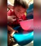 Stomach-churning moment leech is pulled from boy's nose in Thailand