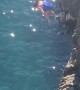 Cliff Diving Leads to Watery Face-Plant