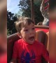 Boy Reacts to First Roller Coaster