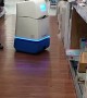 Big Box Store Robot Roams the Aisle