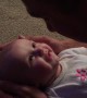 Baby girl has emotional reaction to dad\'s singing