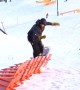 Snowboarding Over Chairs Fail