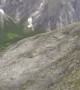 POV wingsuit flight over Norwegian mountainside