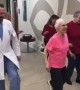 91-year-old woman amazingly dances with her doctor after spine surgery