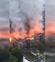 Huge fire breaks out in Chinese government building