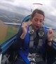 Pilot endures negative G torture while riding in stunt plane