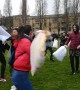 Londoners do battle at International Pillow Fight Day 2019