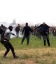 Tension rises at Diavata camp as hundreds of refugees who demand travel in northern Europe countries, clash with police for third day
