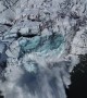 Drone camera captures extraordinary moment Iceland glacier collapses into lake