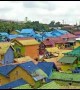 Former slum in eastern Indonesia rebuilt into 'rainbow village'