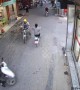 Agile scooter driver spins to avoid crashing into car in Guangdong