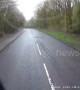 UK lorry driver slows down to let a flock of ducklings cross safely with their mother