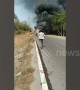 Dozens of tourists run for their lives after bus catches fire in Thailand