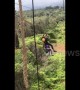 US woman rescued from zip line in Hawaii