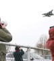 Plane spotters gather to watch Europe's 'largest exercise for fighter jets'