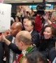 Crazy scenes at LA airport as Taiwanese mayor Han Kuo-yu gets rock star welcome