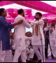 Indian politician gets slapped on stage while giving speech