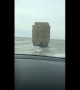 Flooding in North Dakota continues as road turns into a 'sea'