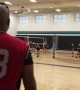 Dad surprises daughter at practice after being overseas for over a year