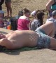 Hottest Easter Bank Holiday on record sees sunseekers flock to Blackpool beach