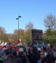 'We Love You!' chants ring out in Marble Arch from Extinction Rebellion protesters waiting for Greta Thunberg to speak