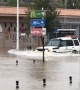 UK tourist spots cars wading through deep water as Spanish town flooded