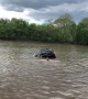 Woman Rescued from Sinking Car