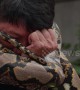 Brave Thai fireman shows how to escape a deadly python attack
