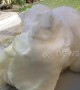 Chemical reaction creates frothing fountain of foam