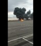 Passengers escape burning Aeroflot jet using emergency slides