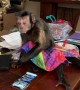 Monkey struggles to make sense of smartphone
