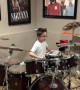 Inspiring moment 10-year-old boy with autism rocks out on drums