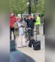 Preachers in Manchester argue across the street in 'Christian Soundclash'