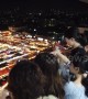 Stunning view of multi-coloured market stall roofs becomes popular selfie destination in Thailand