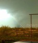 Lightning strikes seen flaring up inside tornado in rural Texas