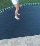 Back Flip on Trampoline Sends Girl to the Ground