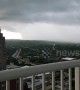 Massive storm wall approaching city of Raleigh, North Carolina