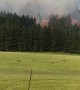 Oregon Hillside on Fire