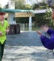 Magical moment Peter Pan signs to hearing-impaired teen at US Disneyland