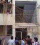 Terrifying moment leopard enters residential area in western India