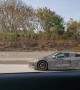 Not Yet Released Corvette Darts Down Highway