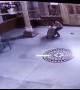 Bumbling thief caught stealing safe box from Indian temple