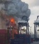 Twenty five injured in container ship explosion