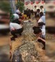 Chinese businessman uses 16 buckets of coins to pay for property