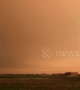 Forest fire smoke covers the sky over Edmonton, Canada