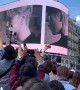 Fans of K-pop sensations BTS whoop in delight as band’s Hyundai commercial is unveiled at London’s Piccadilly Circus