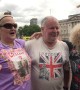 Trump supporters defend US president during his visit to Buckingham Palace