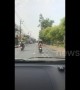 Thai motorcyclist arrested after standing on the seat while speeding down motorway