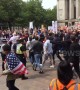 Trump supporters crash protest at Portsmouth's Guildhall Square